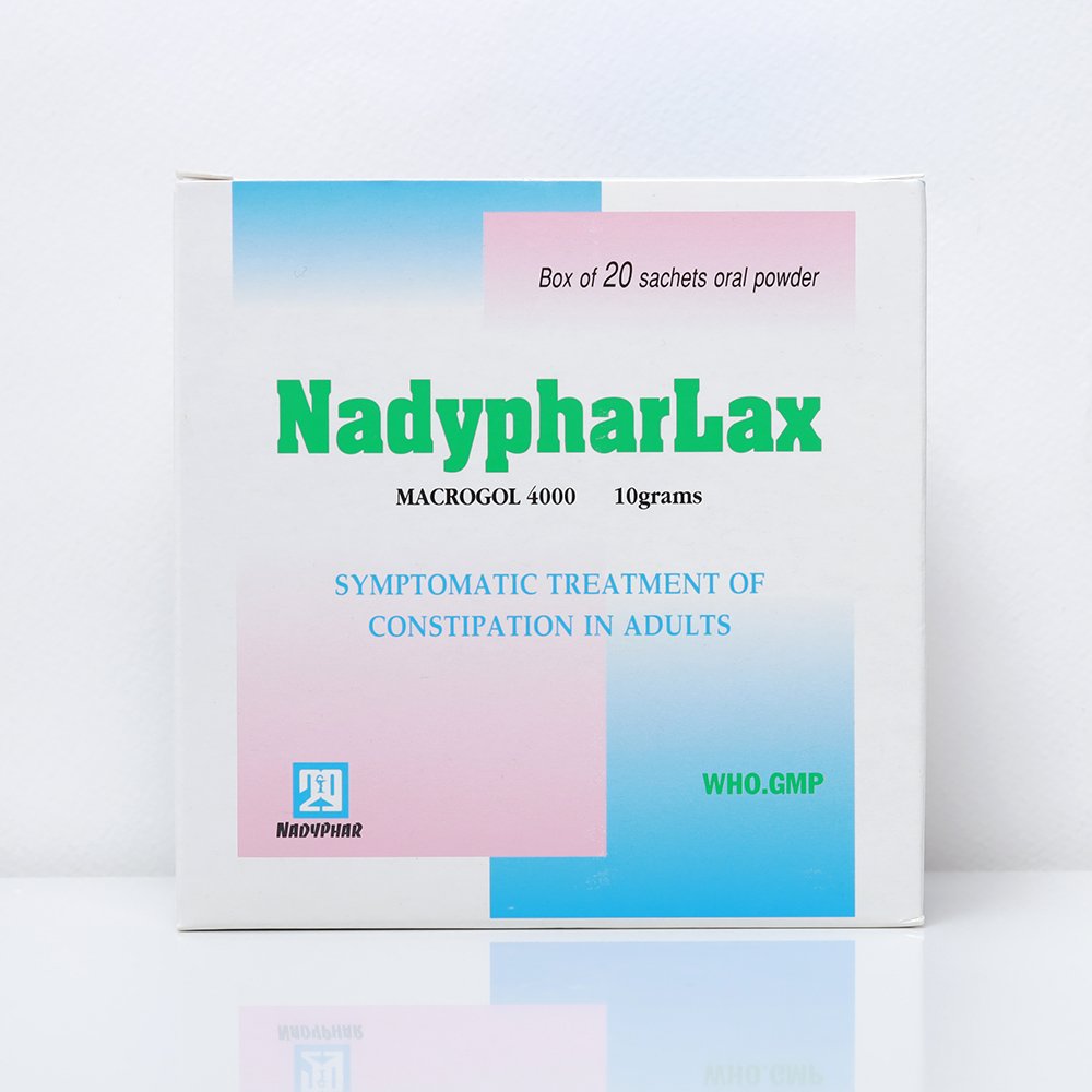 Nadypharlax (Hộp 20 gói x 10,21 gam)